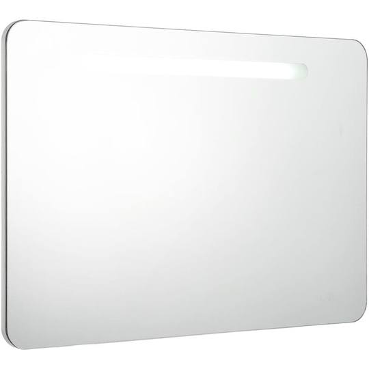 Vidaxl - led Bathroom Mirror Cabinet 80x9.5x55 cm White