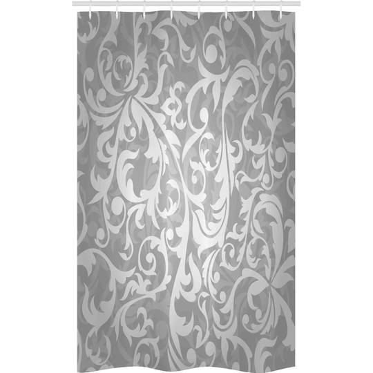 Heinaman 8 Piece Polyester Shower Curtain Set + Hooks