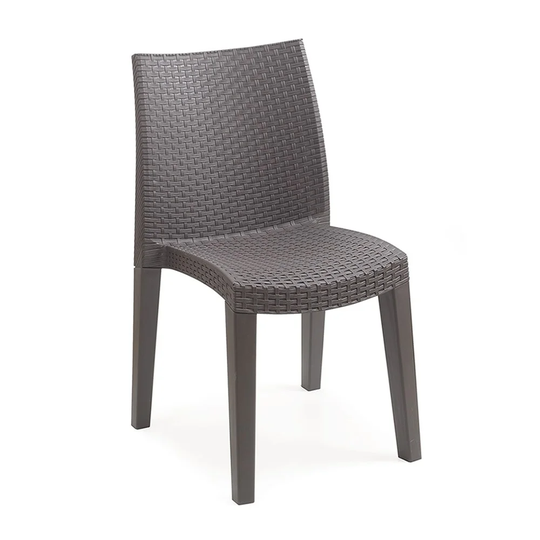 Emanuele Stacking Patio Dining Armchair