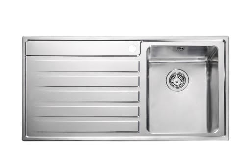 Rangemaster Rockford Stainless Steel Inset Kitchen Sink 1 Bowl Left Hand