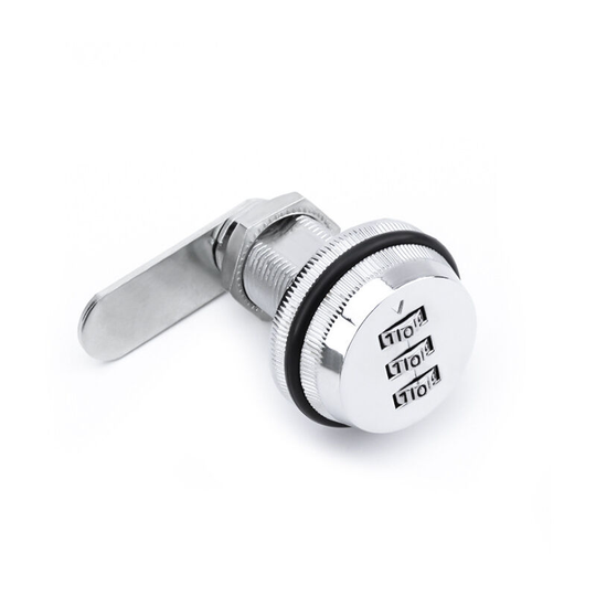 2 Pieces 3-Digit Combination Pass Lock Zinc Alloy Keyless Cam Lock Combination Cam Lock Security Locks for Cabinet Locker Drawer Letter Box Locks etc