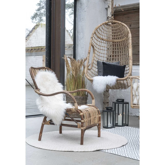 Brundage Hand Braided Sand Rug