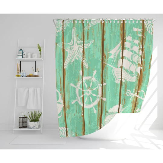 Hugh Polyester Shower Curtain