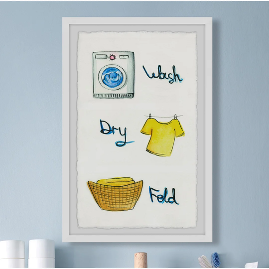 How to Do Laundry - Picture Frame Painting