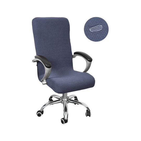 Betterlife Office Chair Covers, Full Rotating Armchair Cover Seat Cover Elastic Fabric Detachable Stretch Protector for Computer Chair - Waterproof, s