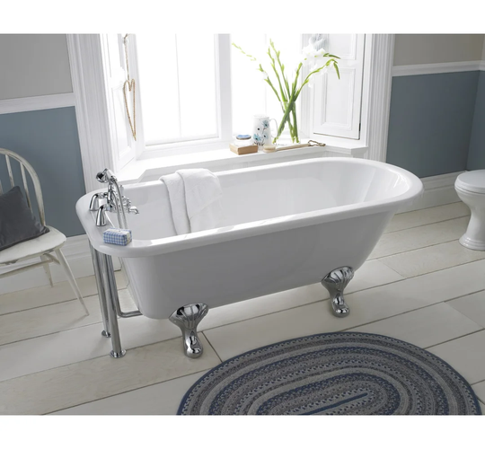 Berkshire 169cm x 75cm Freestanding Soaking Bathtub
