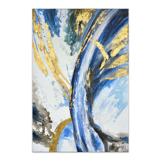 Streams by Edgar Ramirez - Unframed Painting on Canvas