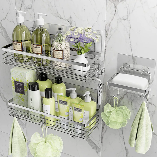 Murph Suction Stainless Steel Shower Caddy