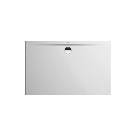 1000 x 800 mm Steel Enamel Shower Tray - Silver