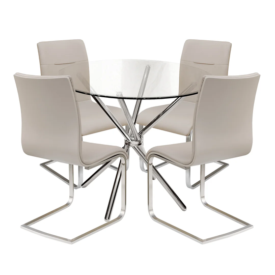 Tamworth Dining Set with 4 Chairs