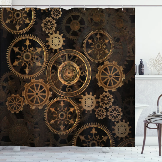 Beth-Anne 13 Piece Polyester Shower Curtain Set
