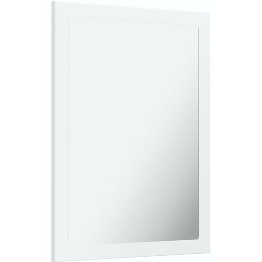 Dulwich matt white bathroom mirror 800 x 600mm - White - Orchard