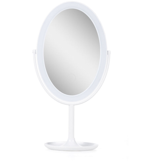 Greenice - Iluminated Makeup Mirror led 4200ºK Ø14,5Cm Rechargeable-Adjustable White 30.000H [SUN-ESLED-02-W] (SUN-ESLED-02-W)