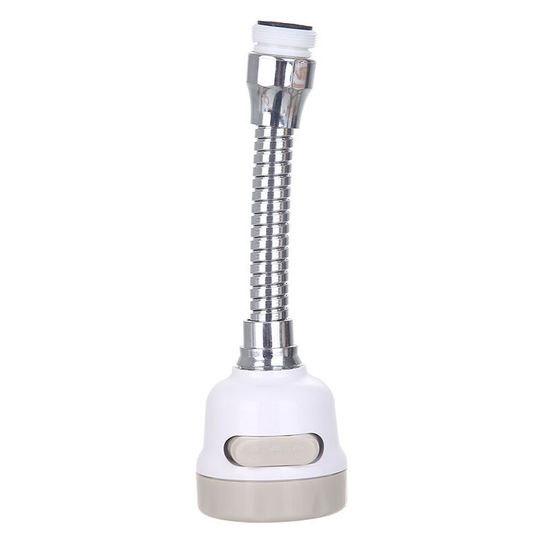 360 Degree Mobile Kitchen Faucet Water Saving Filter 3 Kinds of Adjustable Shower Nozzle Filter Jet Suitable for Kitchen and Bathroom (Long)