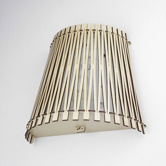 Hannam 1 - Light Gold Flush Mounted Sconce