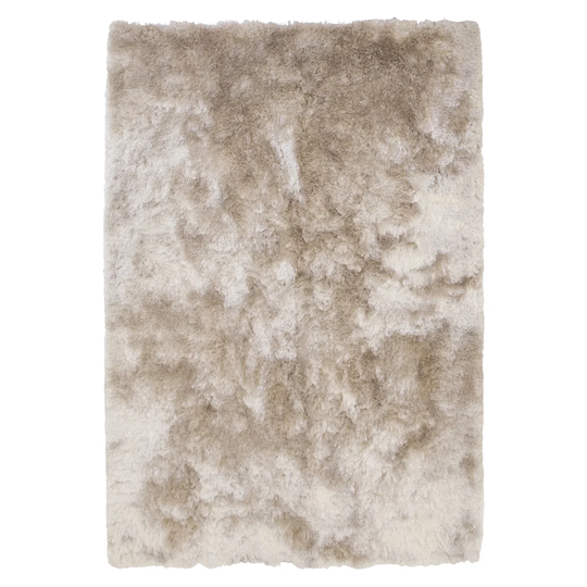 Marina Handmade Shag Champagne Rug