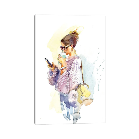 Chance Meeting by Marina Ignatova - Wrapped Canvas Painting