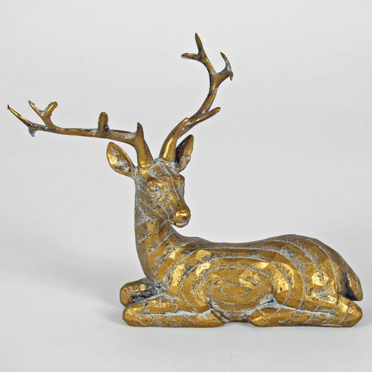 Damia Sitting Stag Figurine