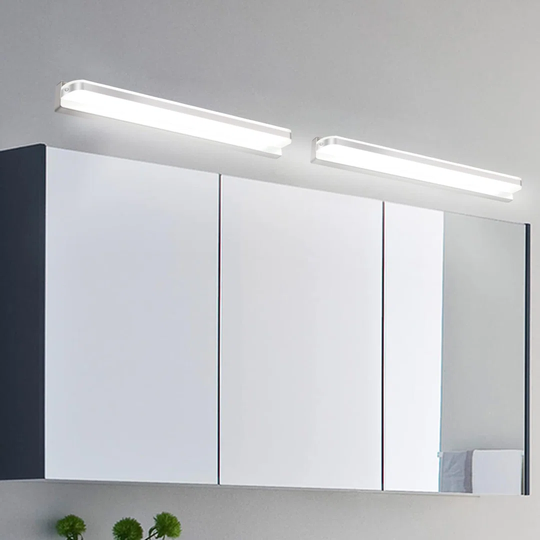Atiana 1 - Light LED Silver Mirror Light
