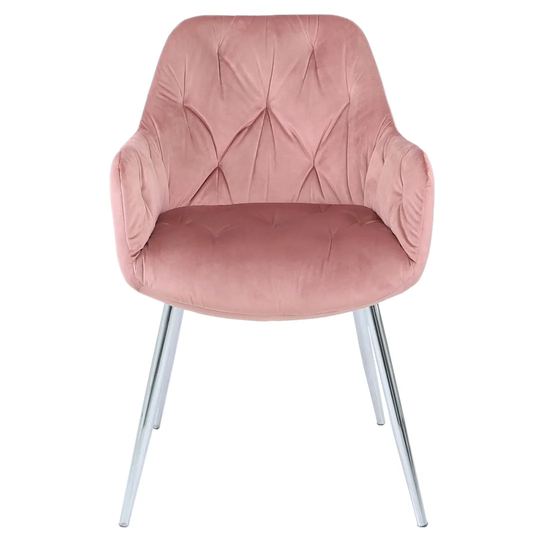 Velvet Office Chair, 53cm Wide Dining Chairs for Living Room Armchairs Office Furniture