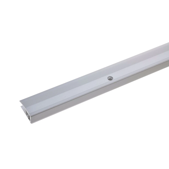 Aboubaker Metal 1.7 cm Thick x 2 cm Wide x 90 cm Length Overlap Reducer in Silver