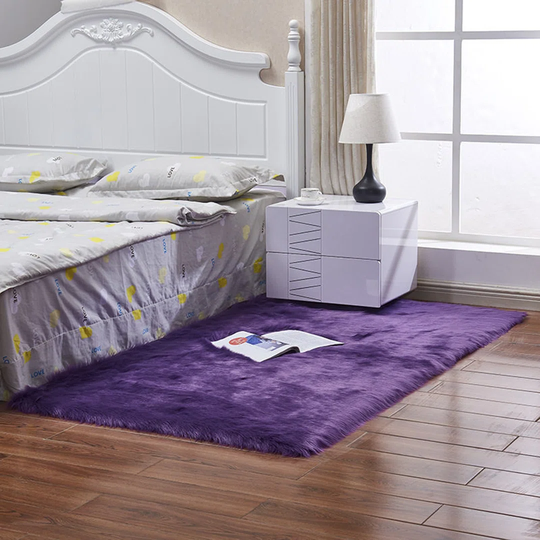 Taulbee Shaggy Purple Rug