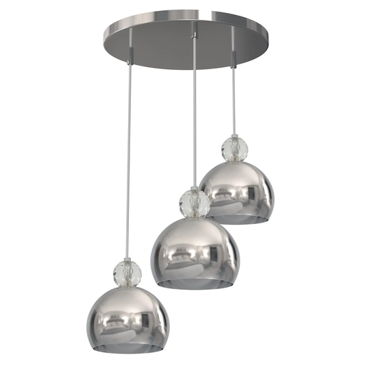 Jakin 3-Light Cluster Dome Pendant