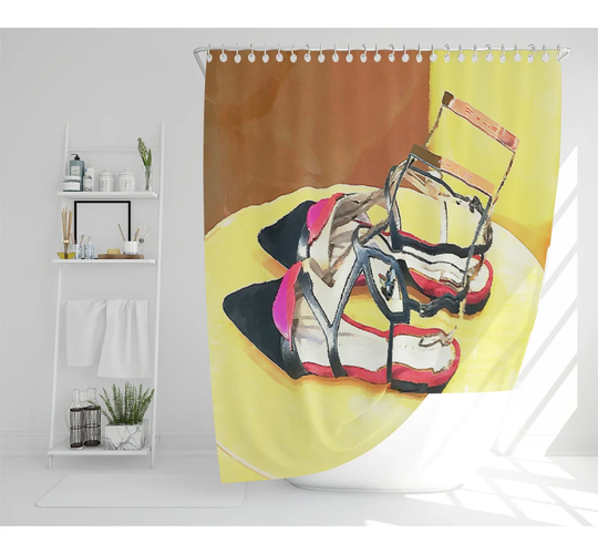 Quan Polyester Shower Curtain Set
