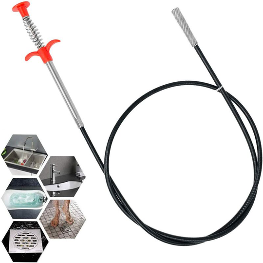 Stainless Steel Flexible Pickup Tool Prehensile Claw 160cm, use to grab the hair, waste, even the important tricks of sewers, sink, toilet