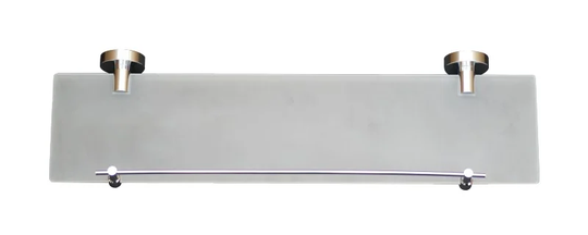Varya Bathroom Shelf with Stop Bar