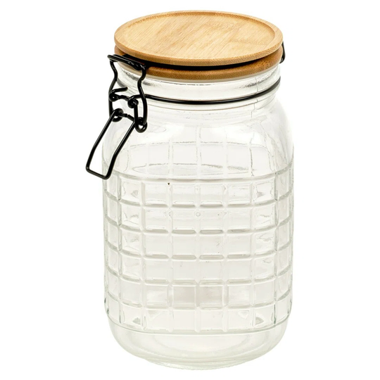 Embossed Food Storage Jar