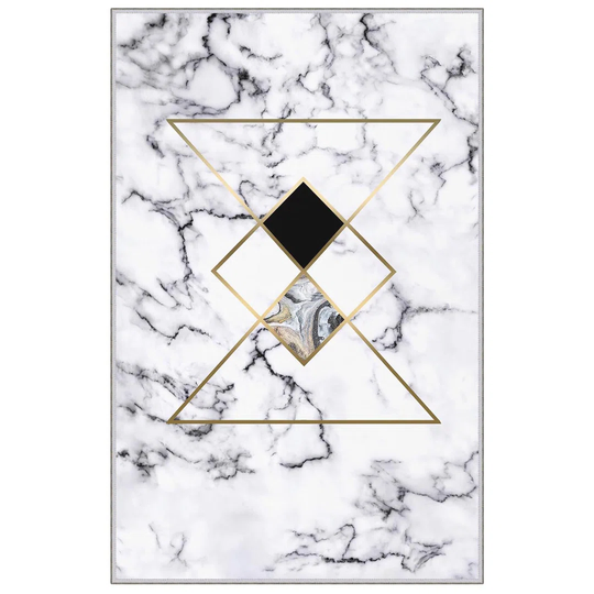 Reeltown Machine Woven Grey/Gold/Black Rug
