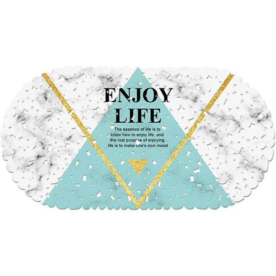 Gift - Bath Shower Mat Non-Slip Non-Slip Durable Mildew Resistant pvc Rectangular Bathtub Mat with Suction Cups b
