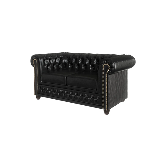 Quilted sofa with sleeping function 2 seater Chesterfield Erra