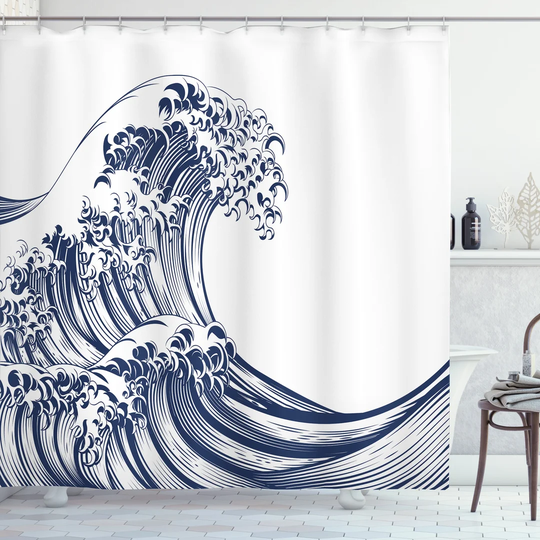 Bary Polyester Shower Curtain Set