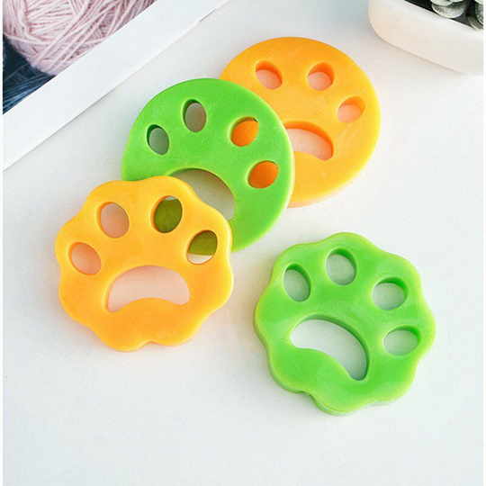 Perlerare - 4 Pieces Clothes Epilator for Washing Machine, Reusable Hair Remover, Anti Hair Washing Machine,Pet Hair Remover,To Clean Hair