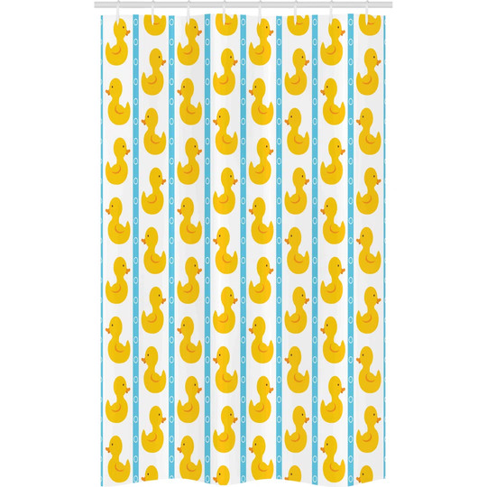 Herbie 8 Piece Polyester Shower Curtain Set + Hooks