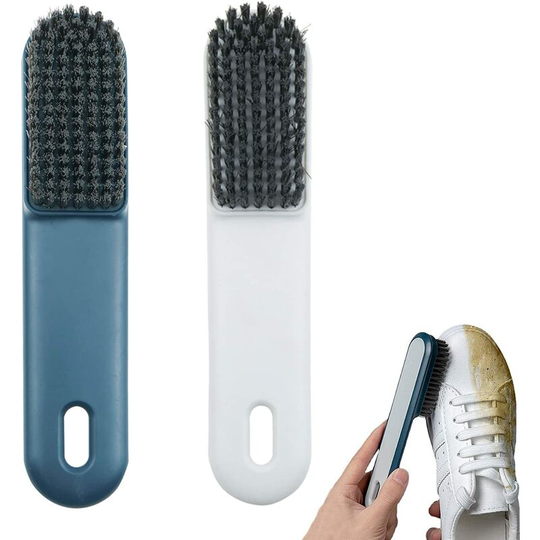 2 Pack Multifunctional Cleaning Brush Suede Brush for Shoes Cleaner Toilet Brushes for Bathroom Cleaning Bathroom Shower Tile Kitchen Floor Bathtub