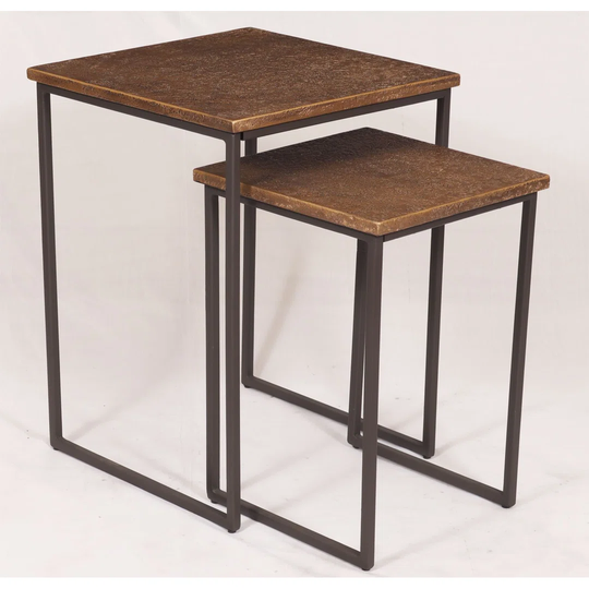 Dining Nest Of 2 Tables - Gold