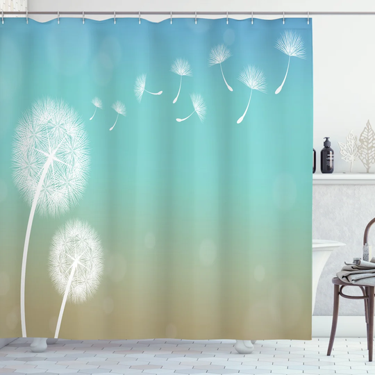 Blayze 13 Piece Polyester Shower Curtain Set