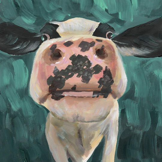 The Cow III - Wrapped Canvas Painting Print