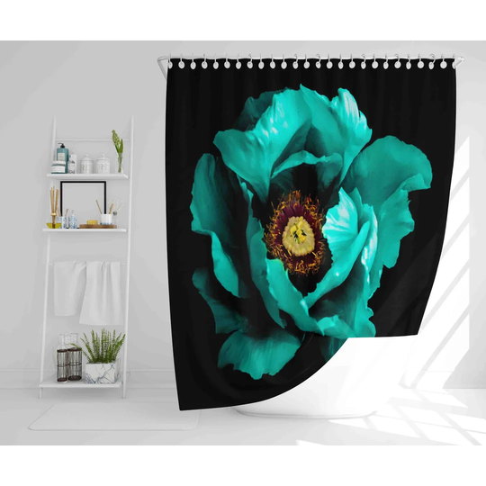 Strother Polyester Shower Curtain Set
