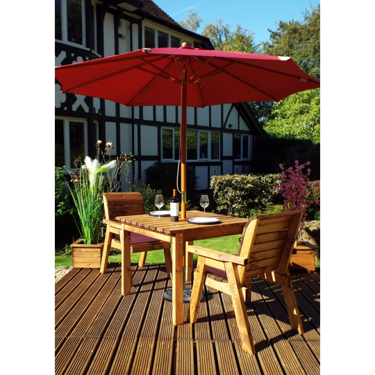 France 2 Seater Bistro Set with Cushions