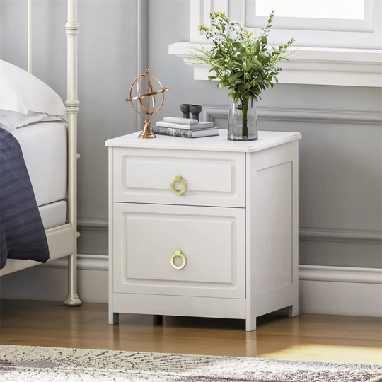 Jelle 2 Drawer Bedside Table