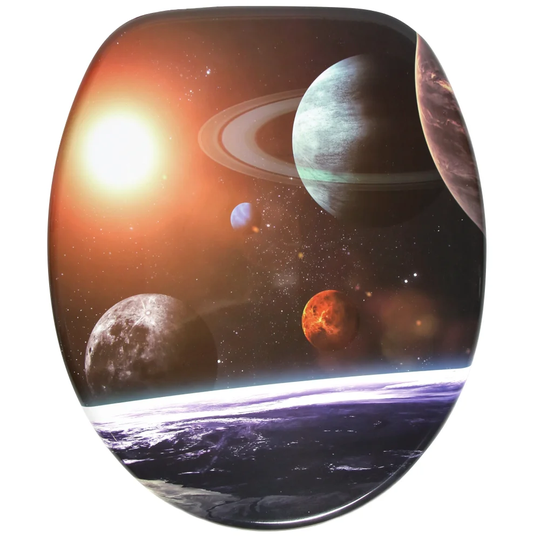 Planets Soft Close Toilet Seat