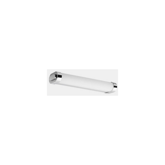 Wall lamp for bathroom mirror Toi 1 bulb Polycarbonate, aluminum Chrome, sandblasted