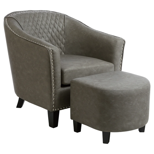 Lyme Armchair and Footstool