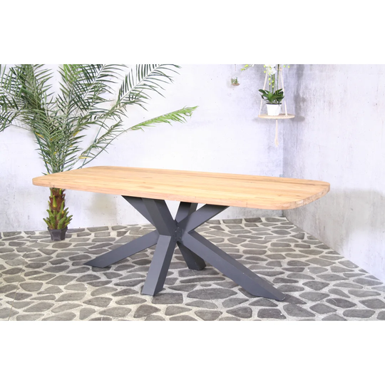 Biquele Metal Dining Table