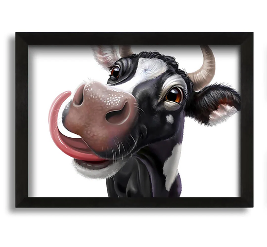 The Big Cow Lick - Picture Frame Graphic Art on Canvas