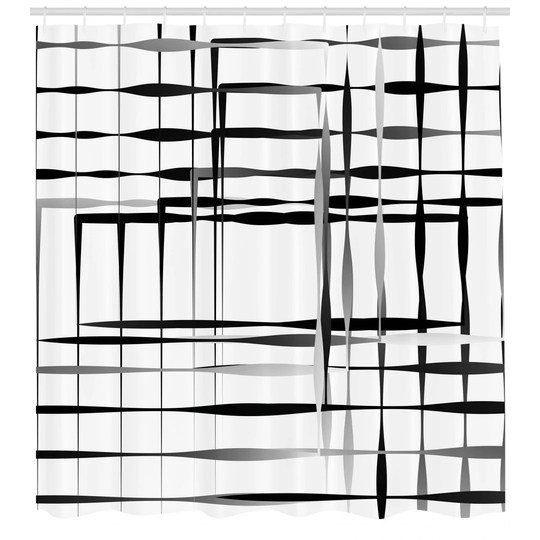 Bailiegh Polyester Shower Curtain Set
